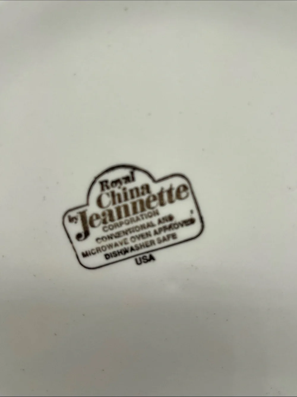 Vintage Cherry Pie Recipe Dish Plate Royal China by Jeannette Collectible
